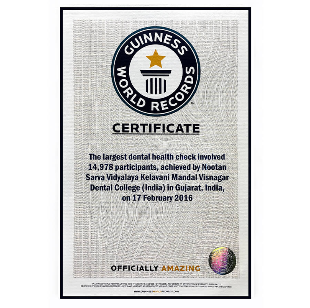 Guiness Book of World Record